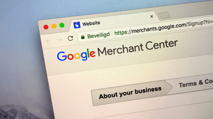 Interface do Google Merchant Center com filtro de produtos por IA, mostrando catálogo otimizado para campanhas digitais. Interface do Google Merchant Center com filtro de produtos por IA, mostrando catálogo otimizado para campanhas digitais.